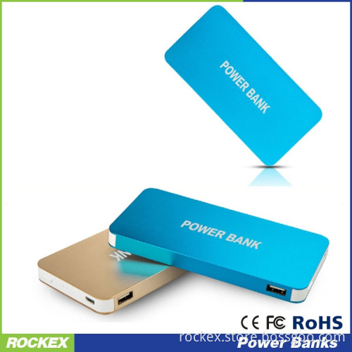 Power bank credit card Metal aluminium alloy shell powerbank